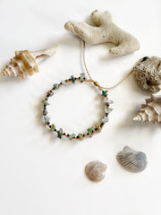 Moss Agate Anklet