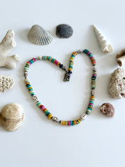 Rainbow Seashell Necklace