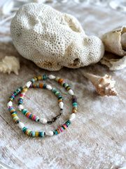 Rainbow Seashell Puka