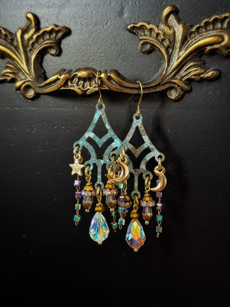 Celestial Patina Earrings