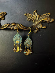 Celestial Patina Earrings