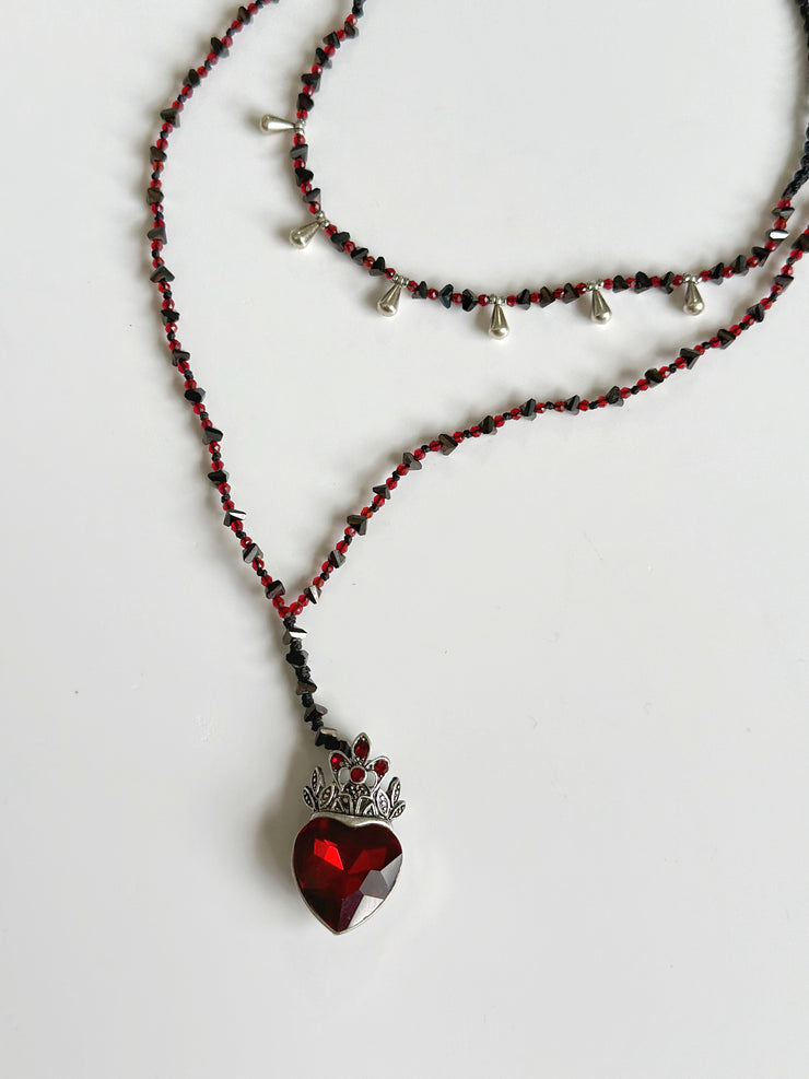 Double Layer Queen of Hearts Set