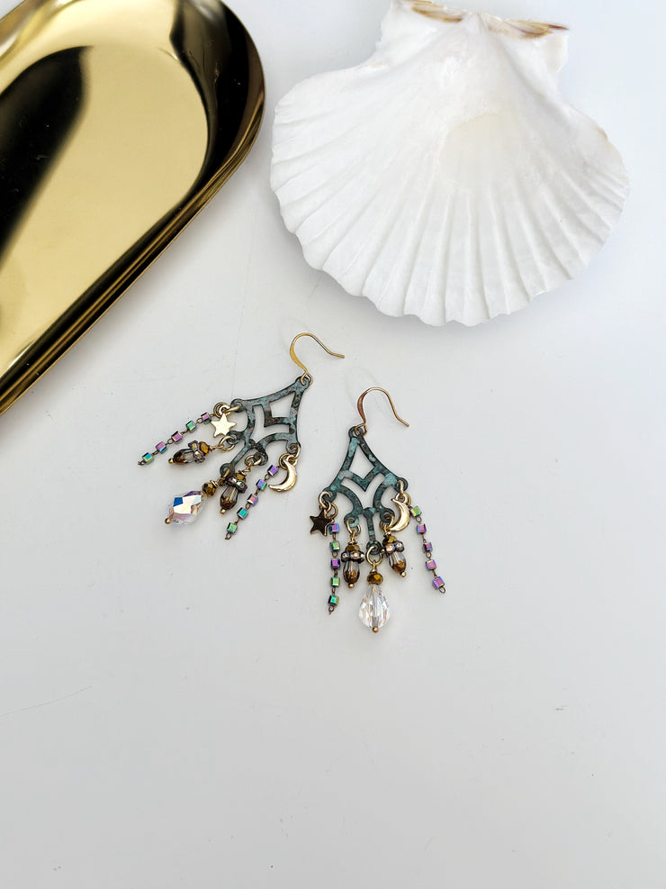 Celestial Patina Earrings