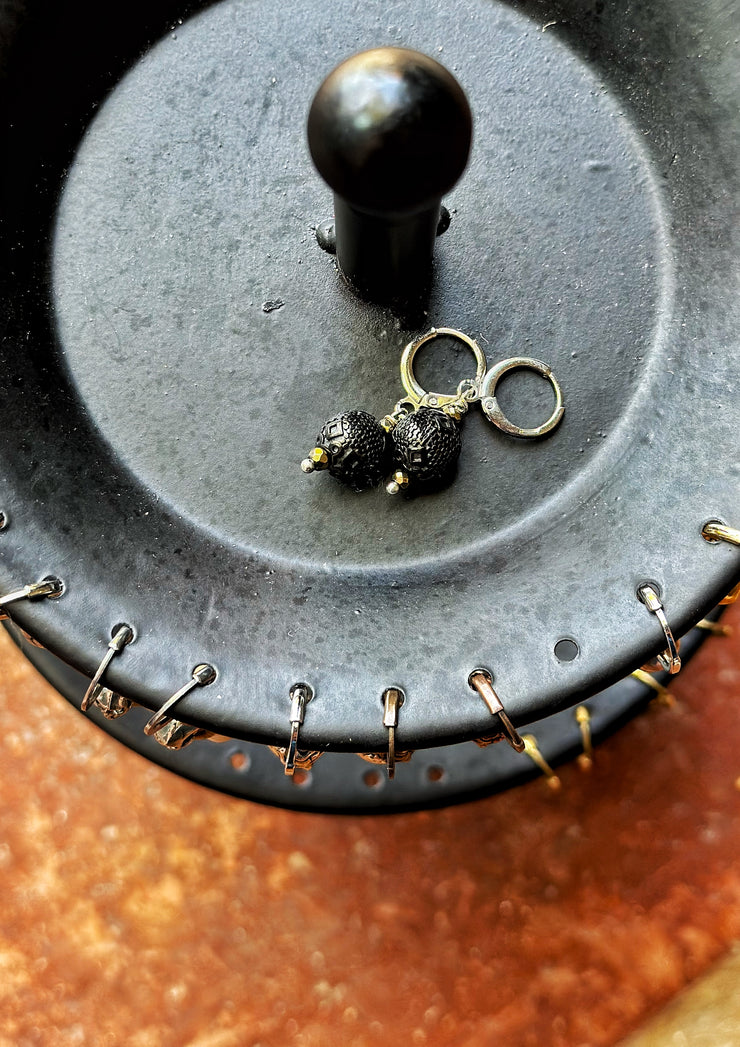 Stainless Steel Ball Earrings