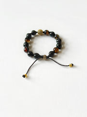 Gold Agate Adjustable Bracelet