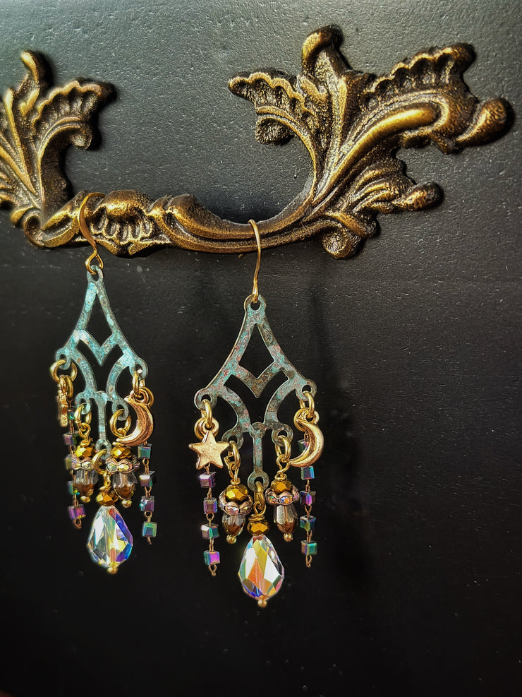 Celestial Patina Earrings