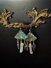 Celestial Patina Earrings