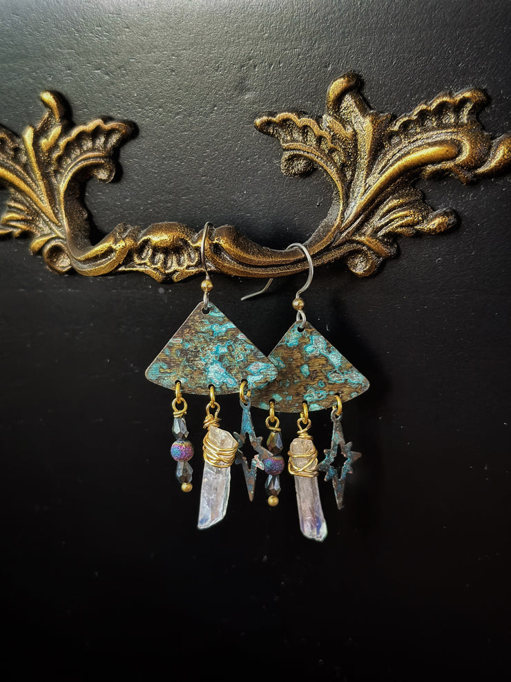 Celestial Patina Earrings