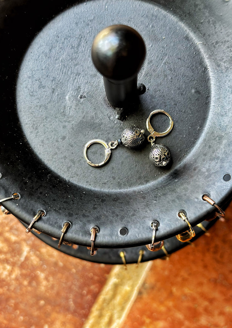 Stainless Steel Ball Earrings