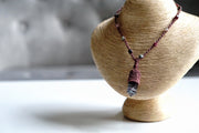 Fluorite Macrame Necklace