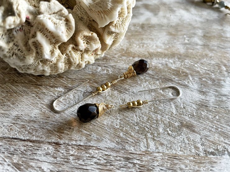 Smokey Quartz  Earrings