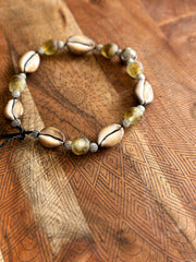 Skull and Cowrie Shell Necklace