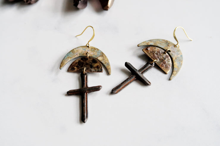 Cross Earrings