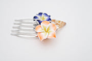 Tropical Flower and Seashell Hair Pin