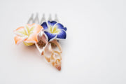 Tropical Flower and Seashell Hair Pin