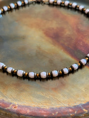 Pearl and Bronze Necklace