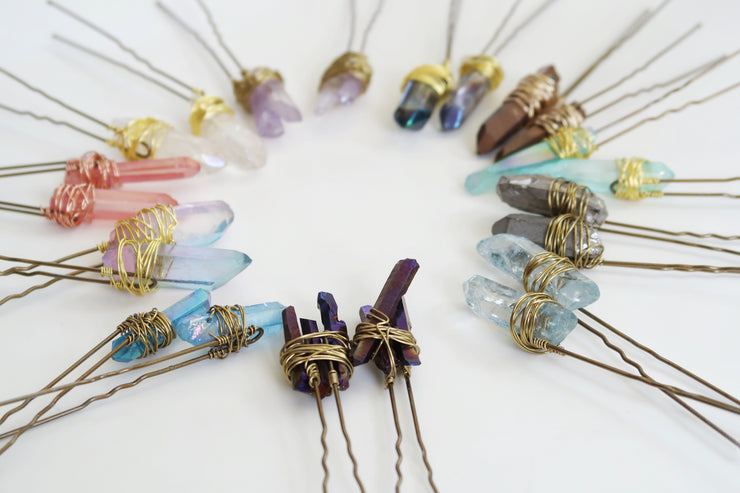 Crystal Hair Pin Set