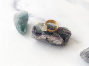 Rainbow Fluorite Ring Size 6