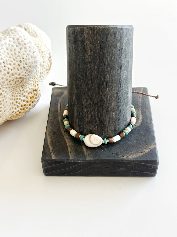 Shiva Eye Shell Bracelet