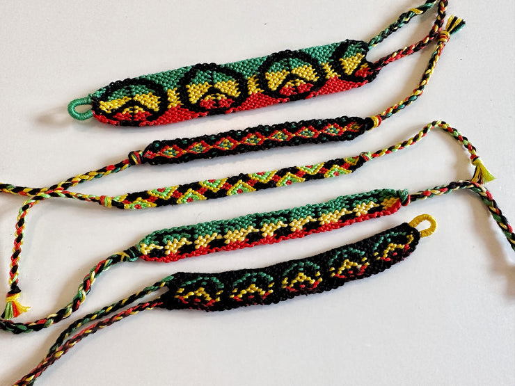 Handwoven Rasta Bracelet