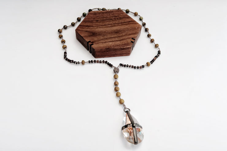 Agate Cross Pendant