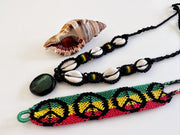 Natural Stone Rasta Necklace