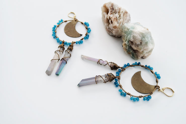 Interstellar Quartz Earrings