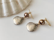 Silver Seashell Earrings