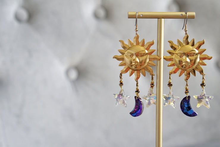 Crystal Sun Catcher Earrings