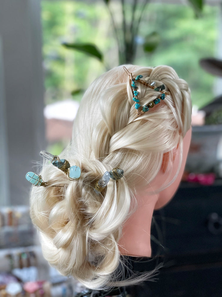 Turquoise Hair Clip