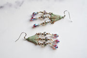 Blooming Flower Crystal Passion Earrings