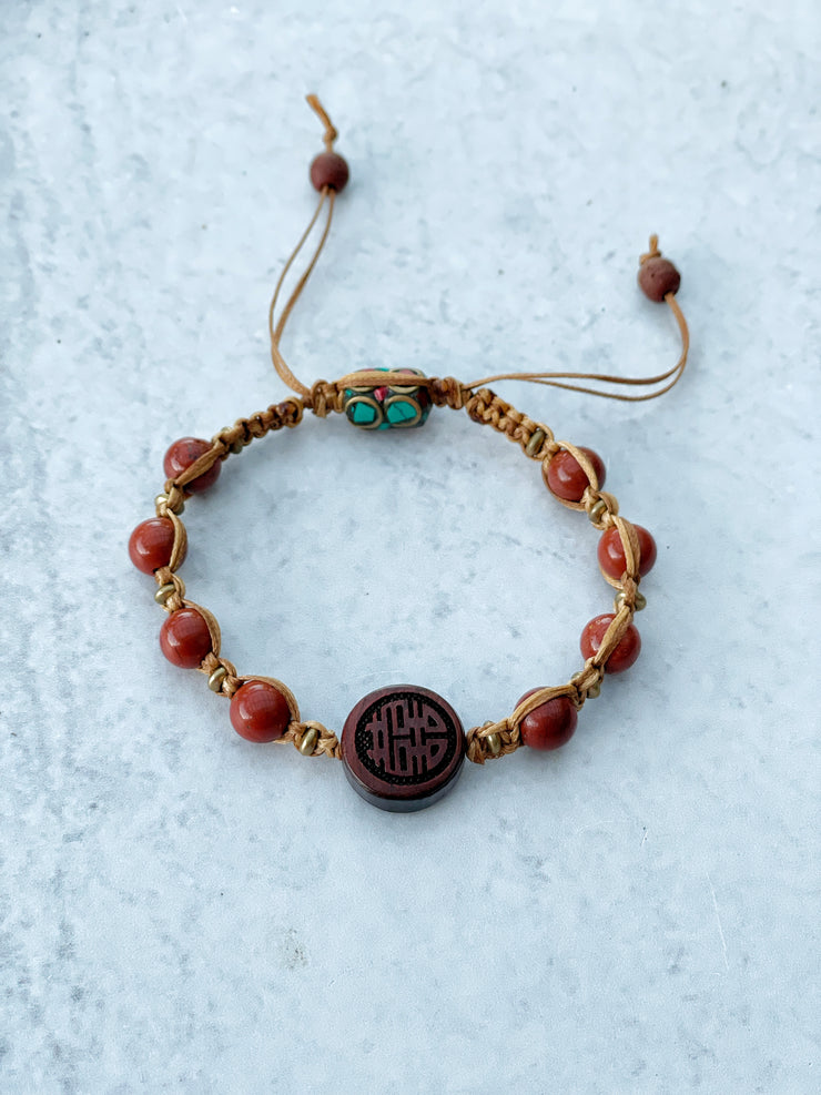 Apple Jasper Bracelet