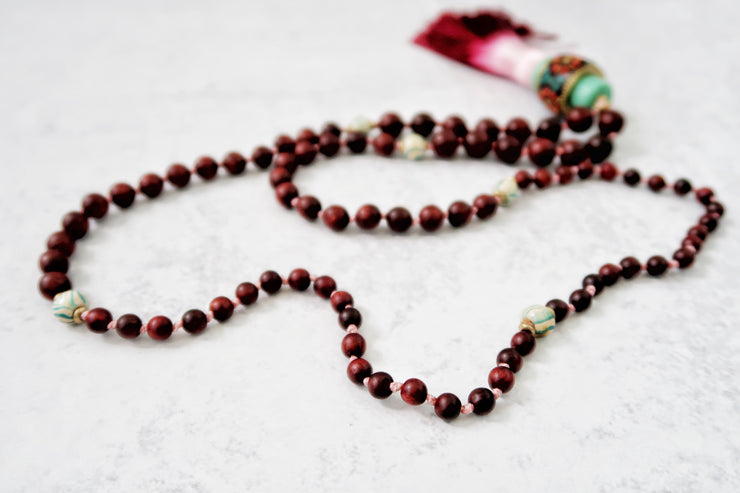 Lotus Rising Mala Necklace