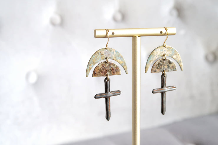 Cross Earrings