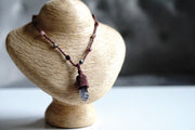 Fluorite Macrame Necklace