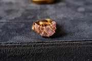 Violet Raw Druzy Ring