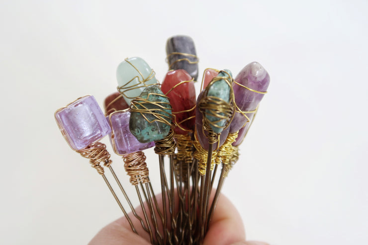 Turquoise Hair Pin Set