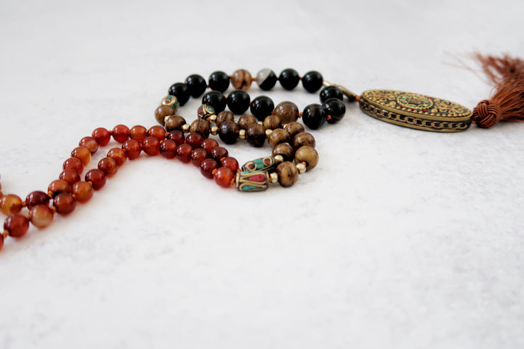 Agate Mala Necklace