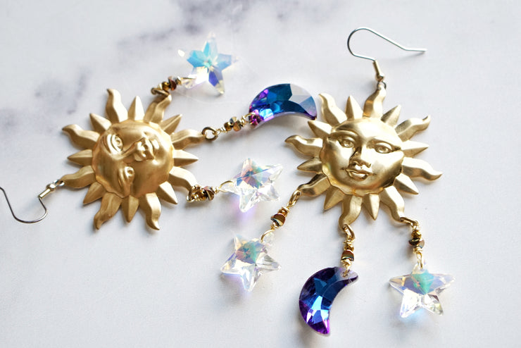 Crystal Sun Catcher Earrings