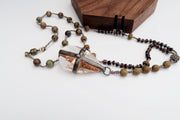 Agate Cross Pendant