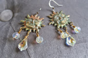 Patina Sun Catcher Earrings