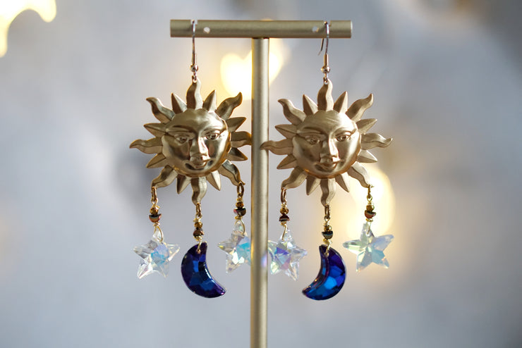 Crystal Sun Catcher Earrings