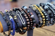 Mens Cross Bracelet