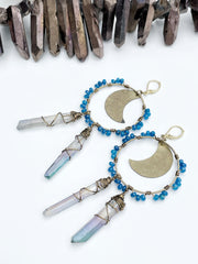 Interstellar Quartz Earrings