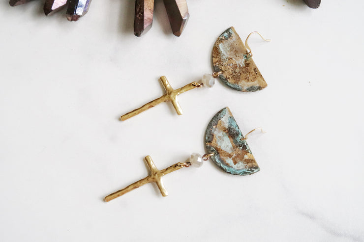 Cross Earrings