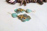 Patina Cross Earrings