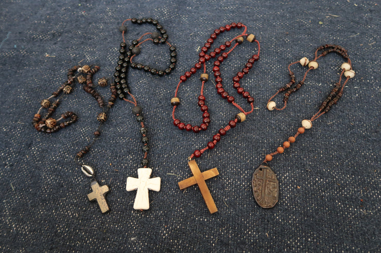 Cherry Wood Cross Pendant