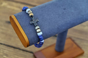 Mens Cross Bracelet