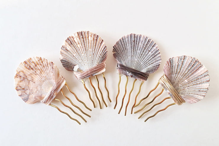 Scallop Seashell Hair Pin