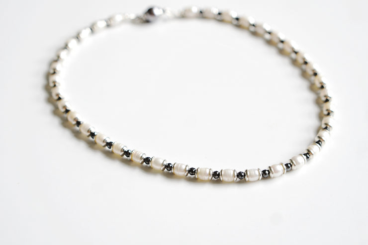 Pearl and Silver Necklace